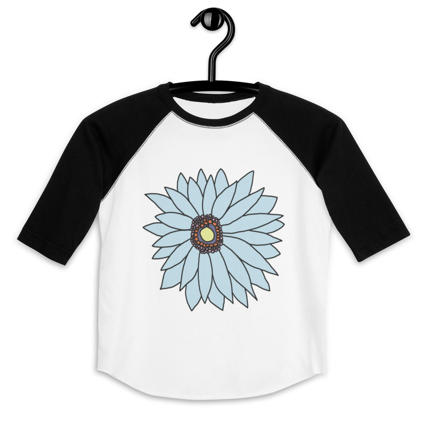 Youth baseball shirt - Soft Petals