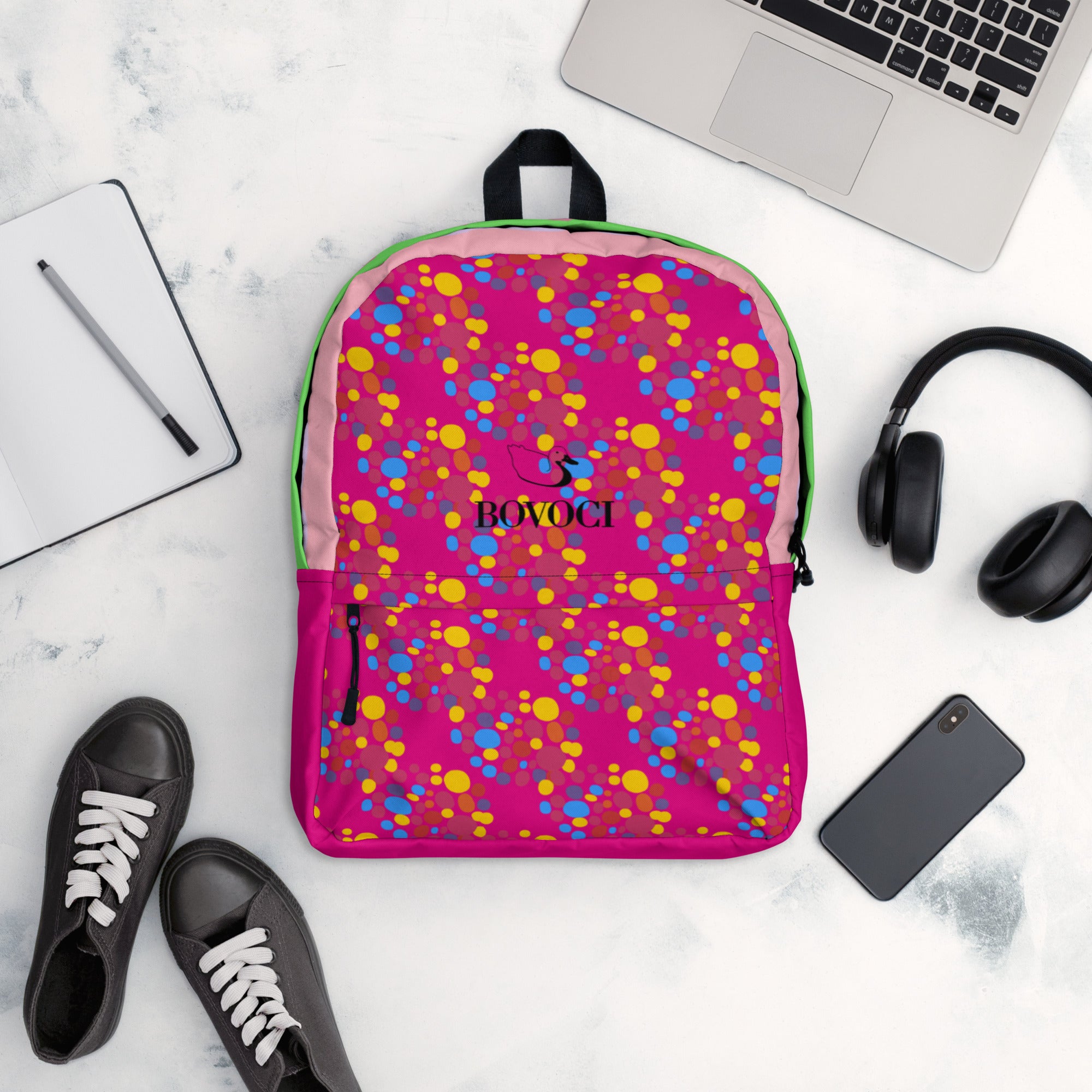 Backpack - Polka Dots & Wavy Layers