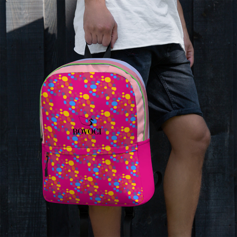 Backpack - Polka Dots & Wavy Layers