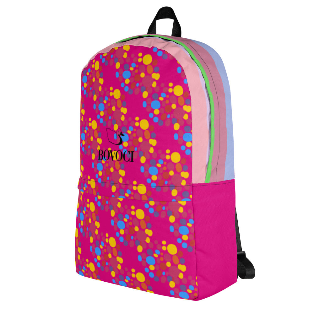 Backpack - Polka Dots & Wavy Layers