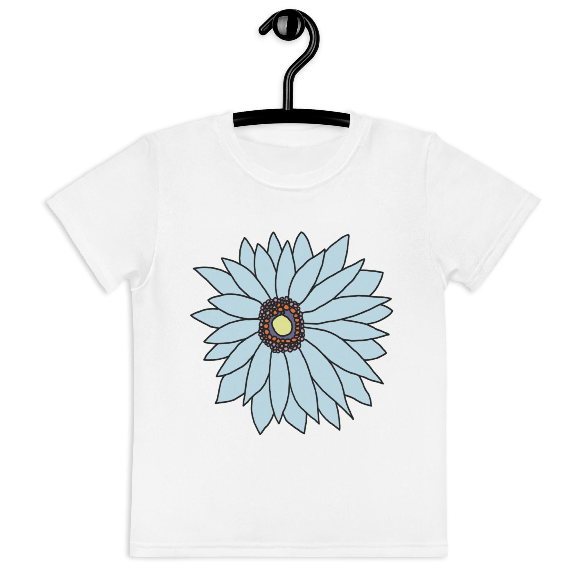 Kids crew neck t-shirt - Soft Petals