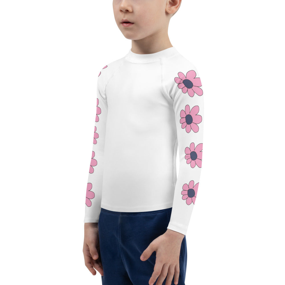 Kids Rash Guard - Pretty Petals