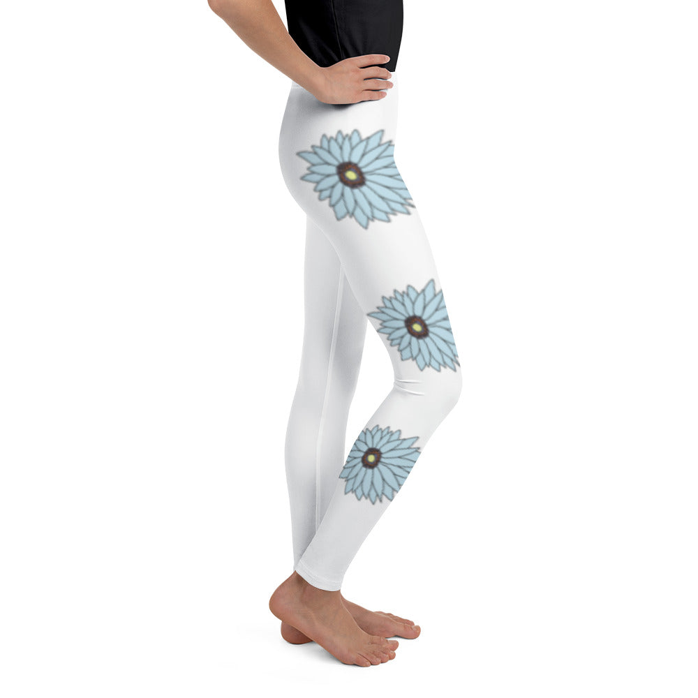 Youth Leggings - Soft Petals