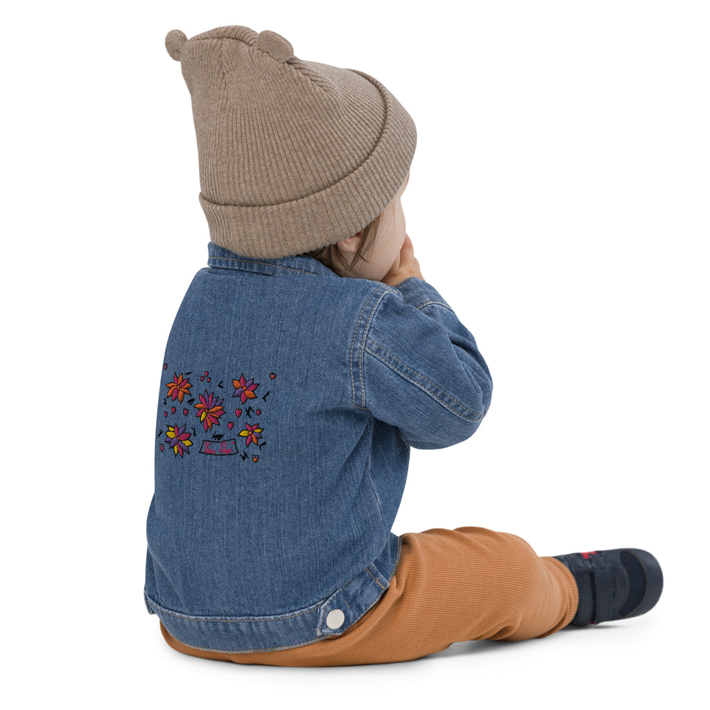 Baby Organic Jacket - Fun Day Flowers