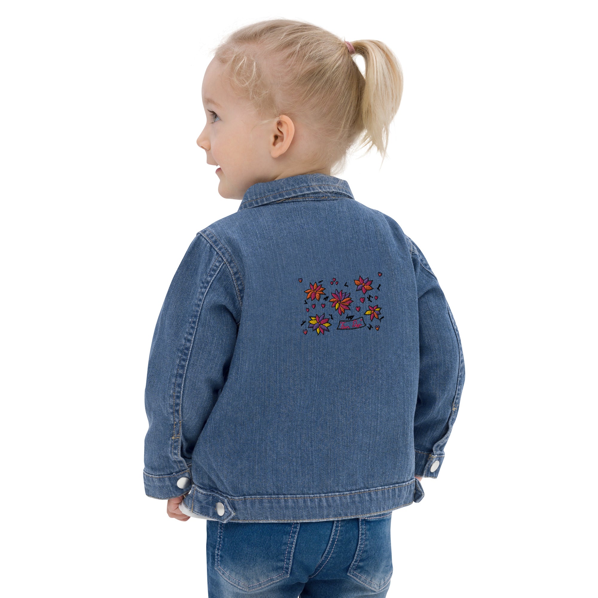 Baby Organic Jacket - Fun Day Flowers