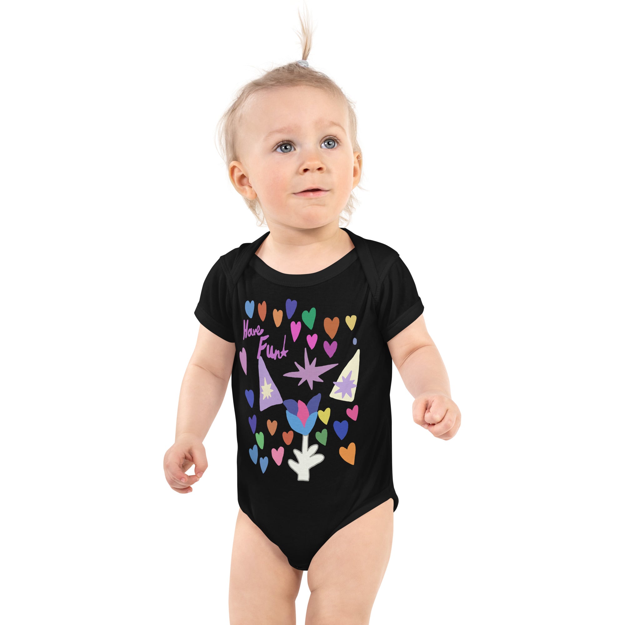 Infant Bodysuit - Love Flower Stars