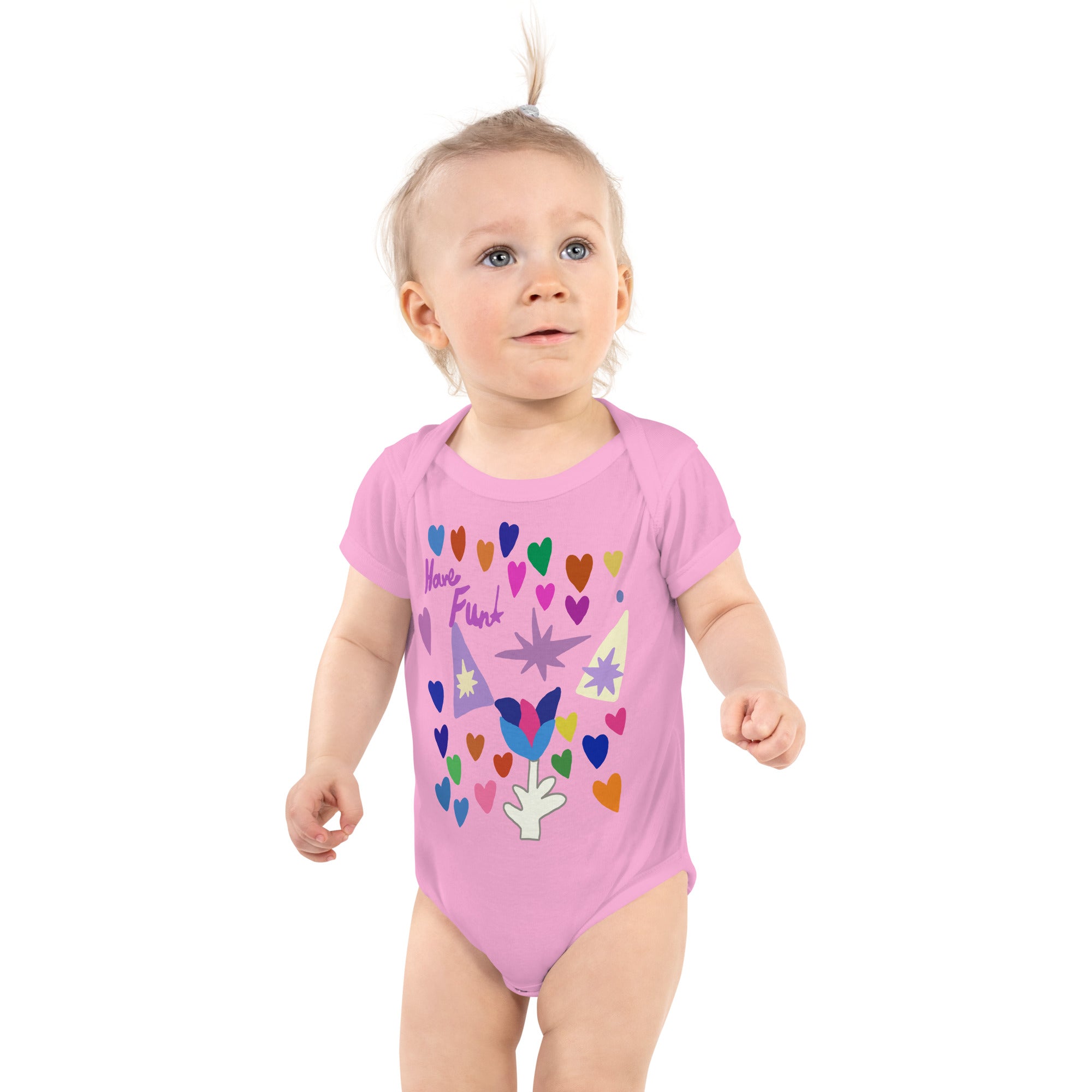 Infant Bodysuit - Love Flower Stars