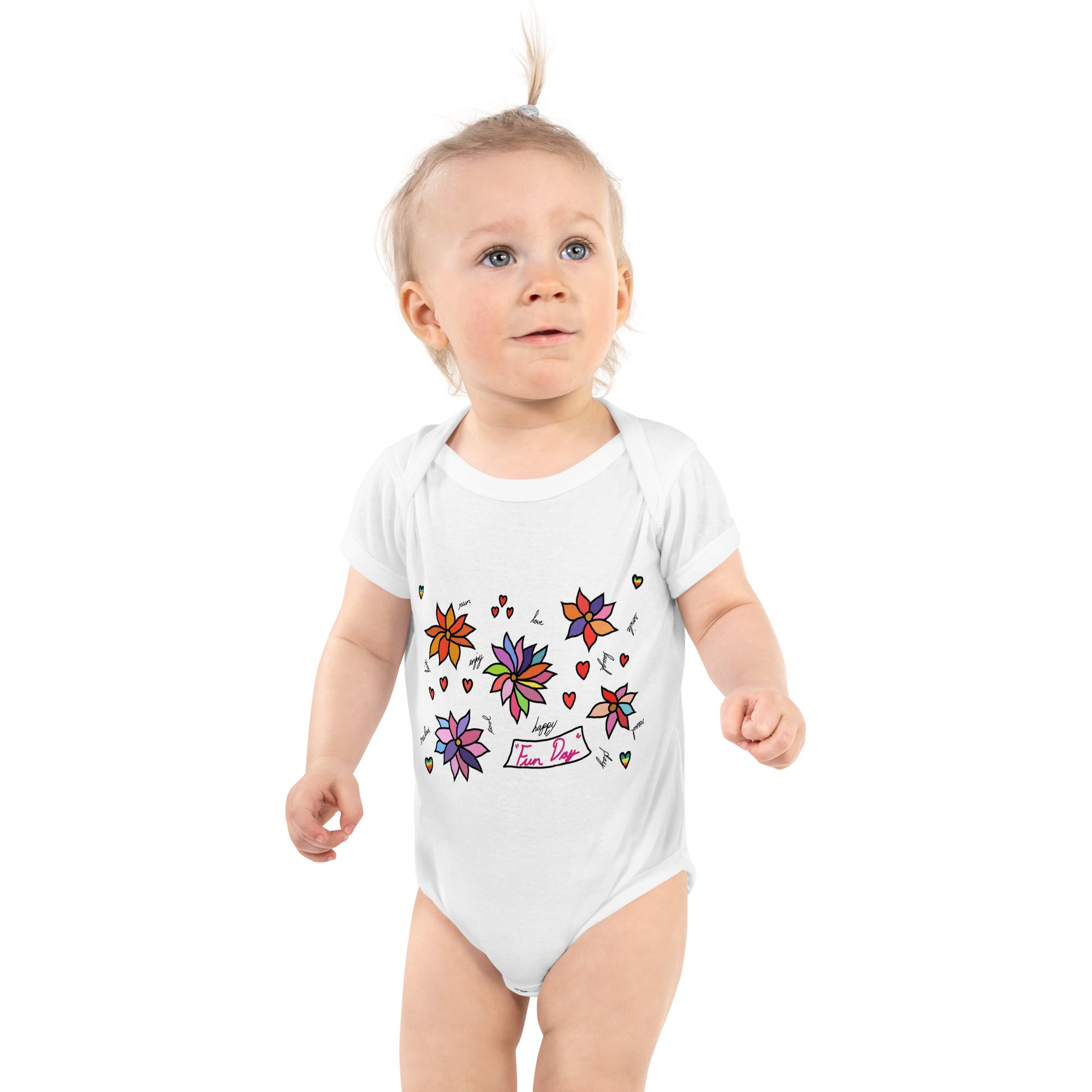 Infant Bodysuit - Fun Day Flowers