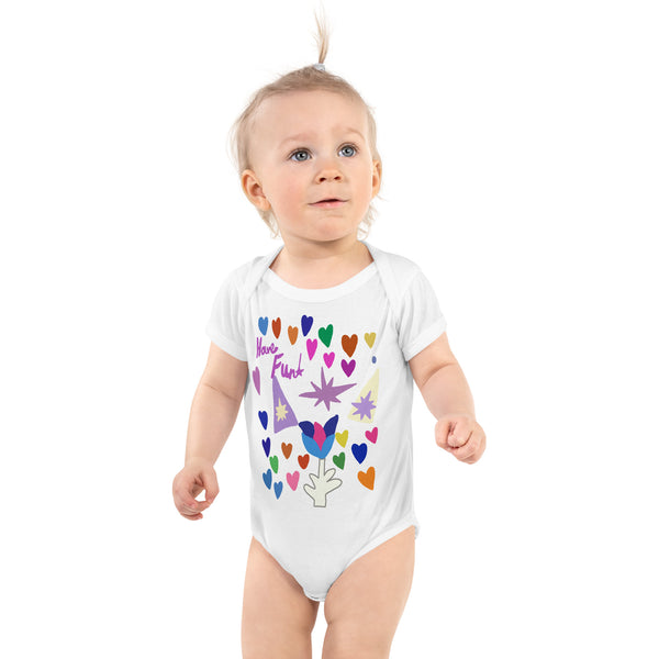 Infant Bodysuit - Love Flower Stars