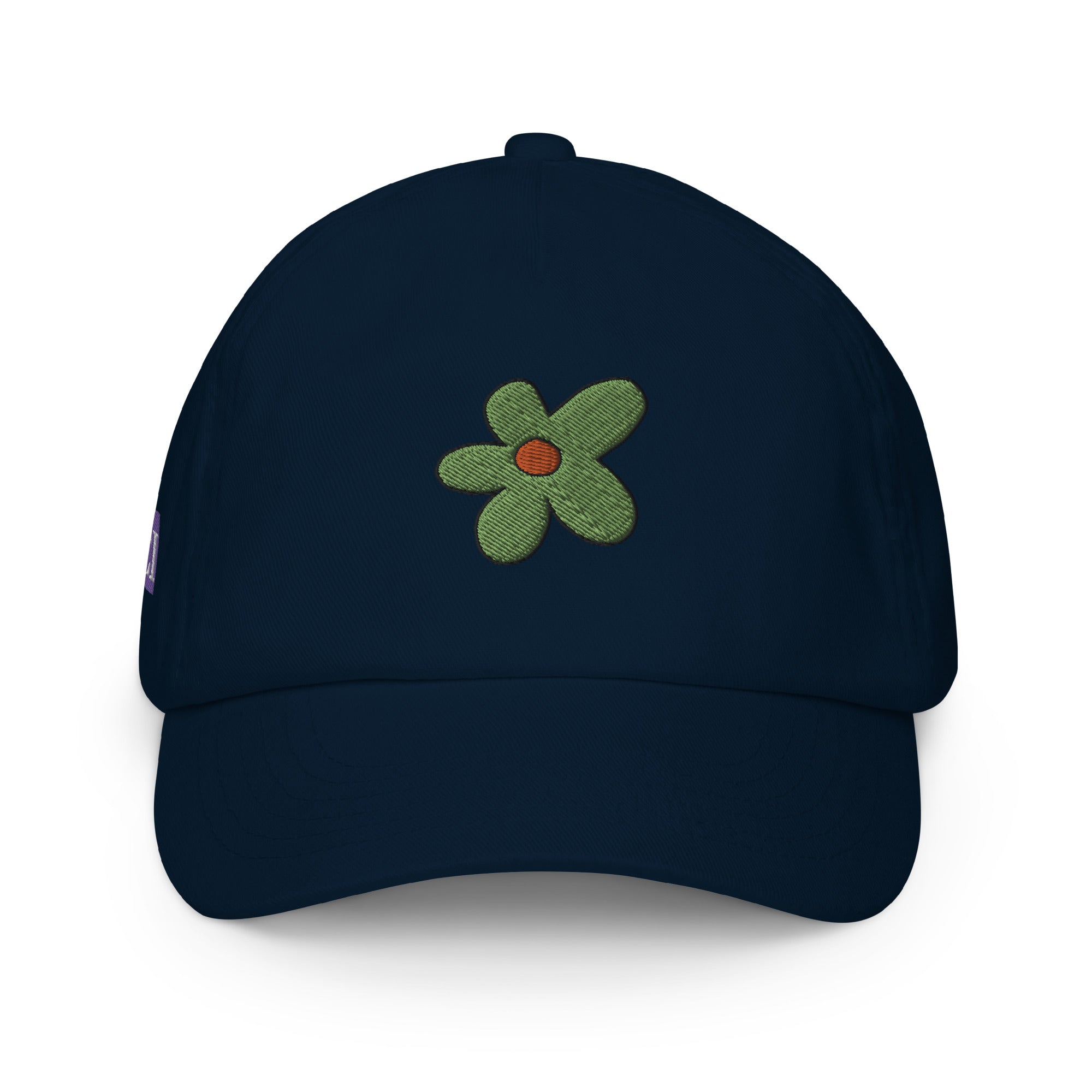 Kids cap - Green Flower