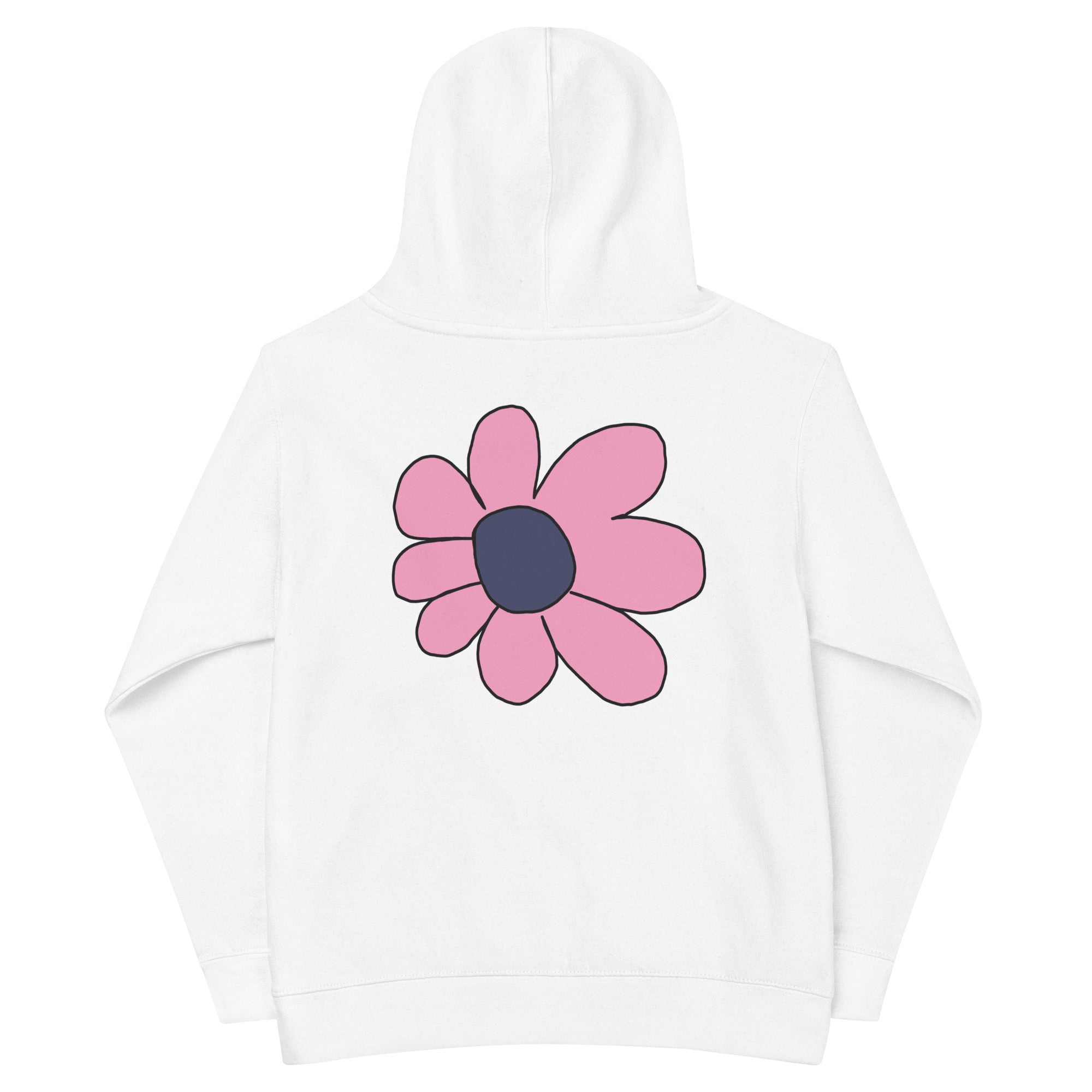 Kids fleece hoodie - Pretty Petals