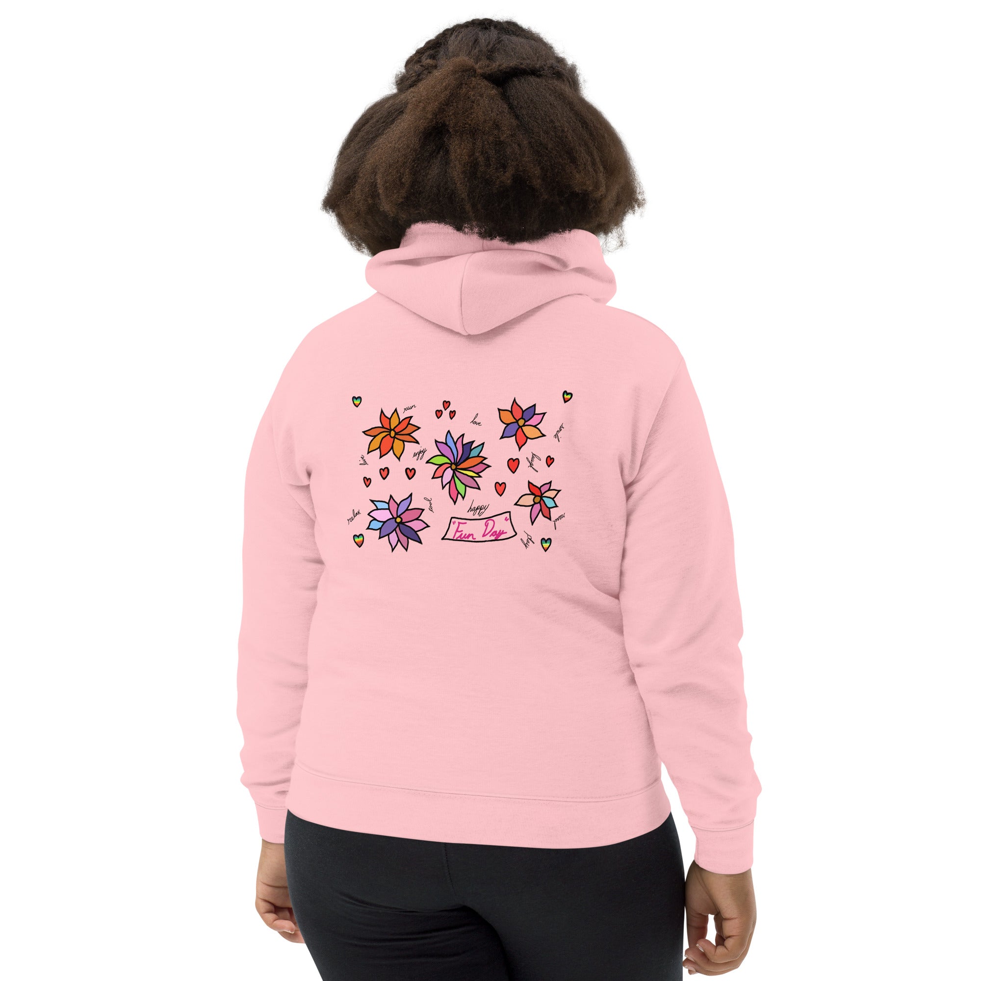 Kids Hoodie - Fun Day Flowers