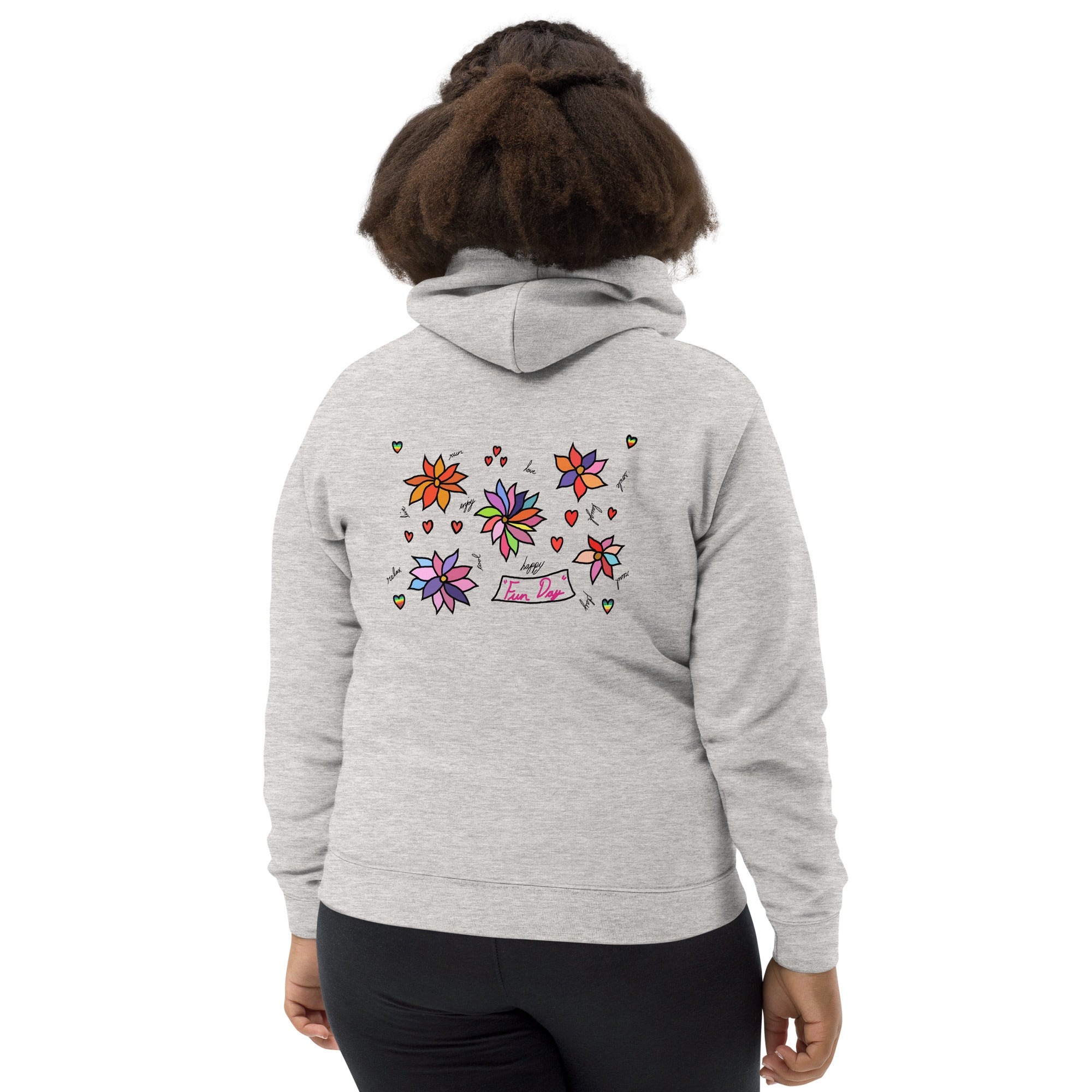 Kids Hoodie - Fun Day Flowers