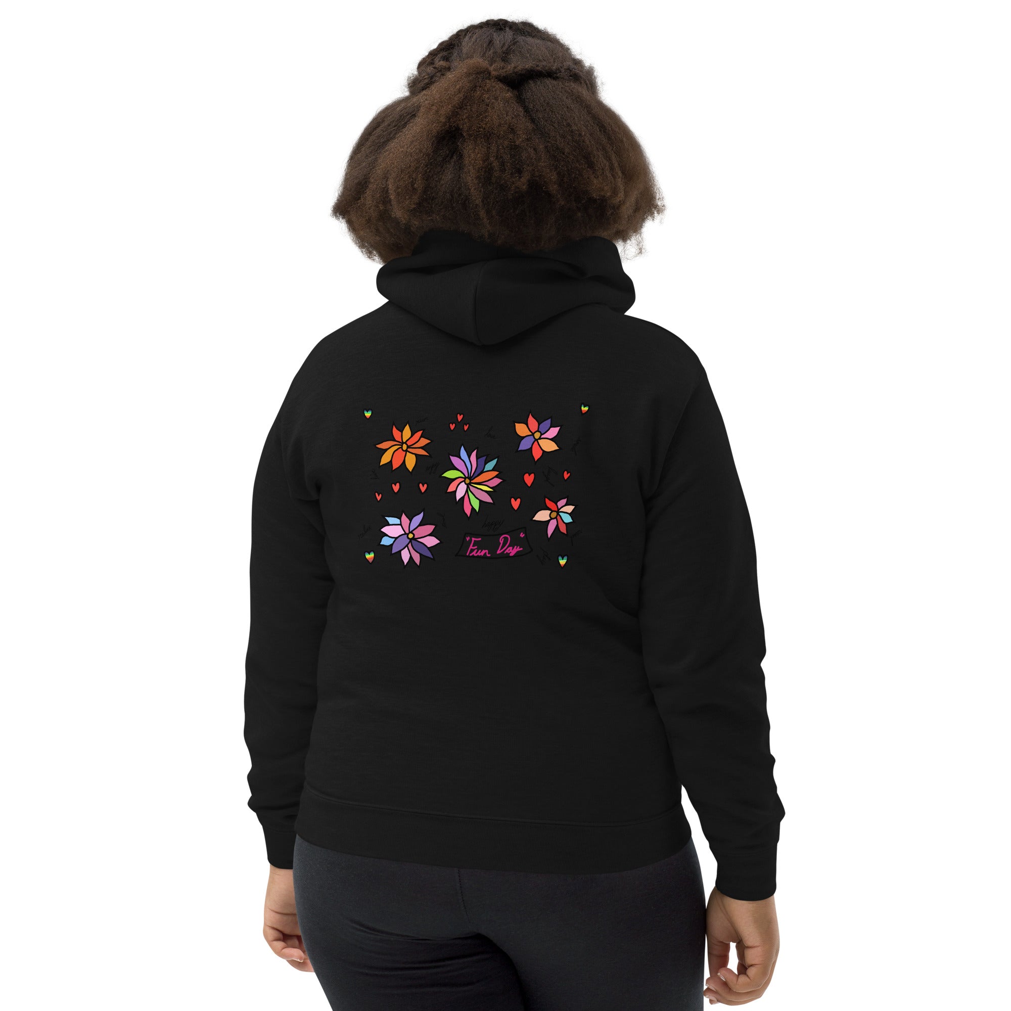 Kids Hoodie - Fun Day Flowers