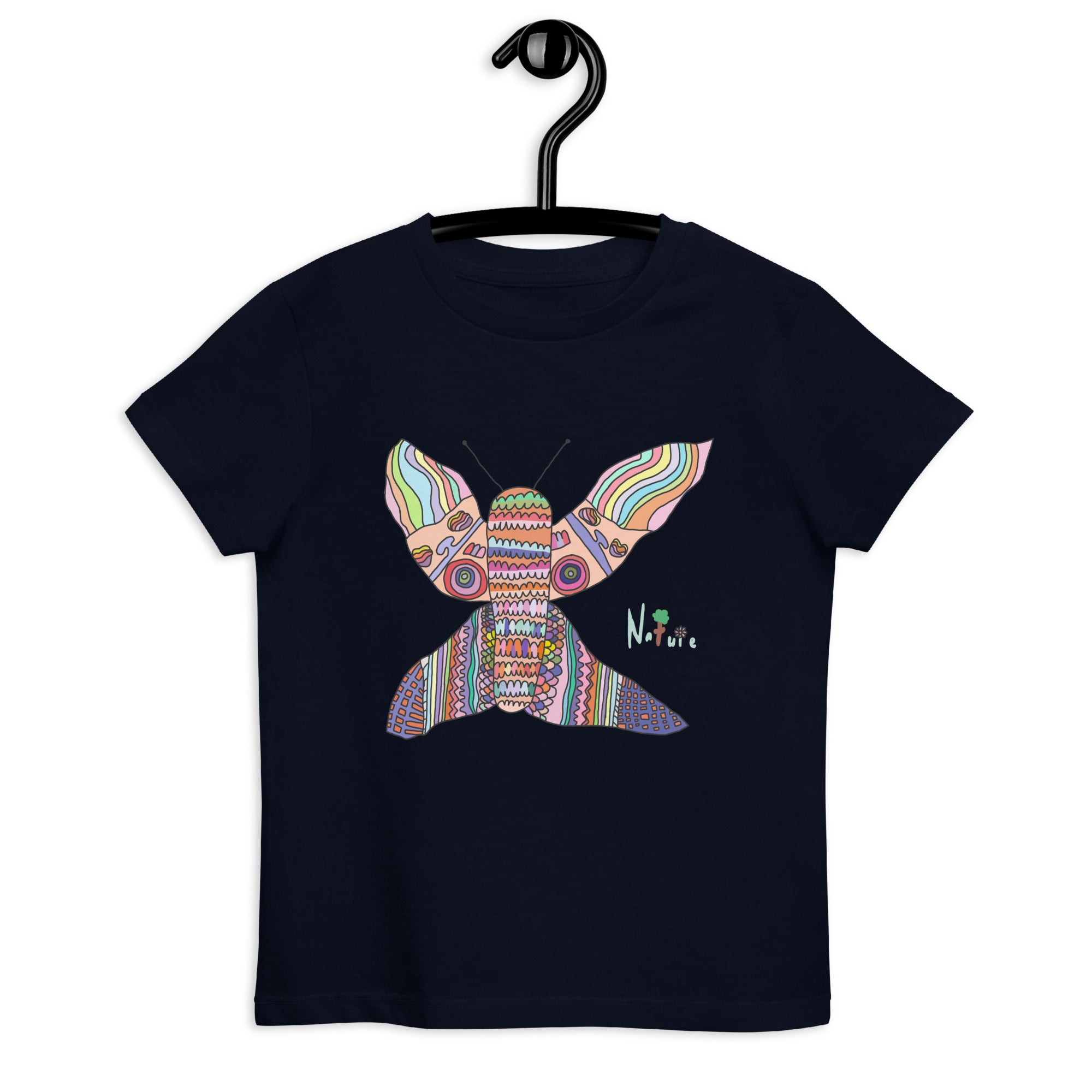 Organic cotton kids t-shirt - Extraordinary Butterfly