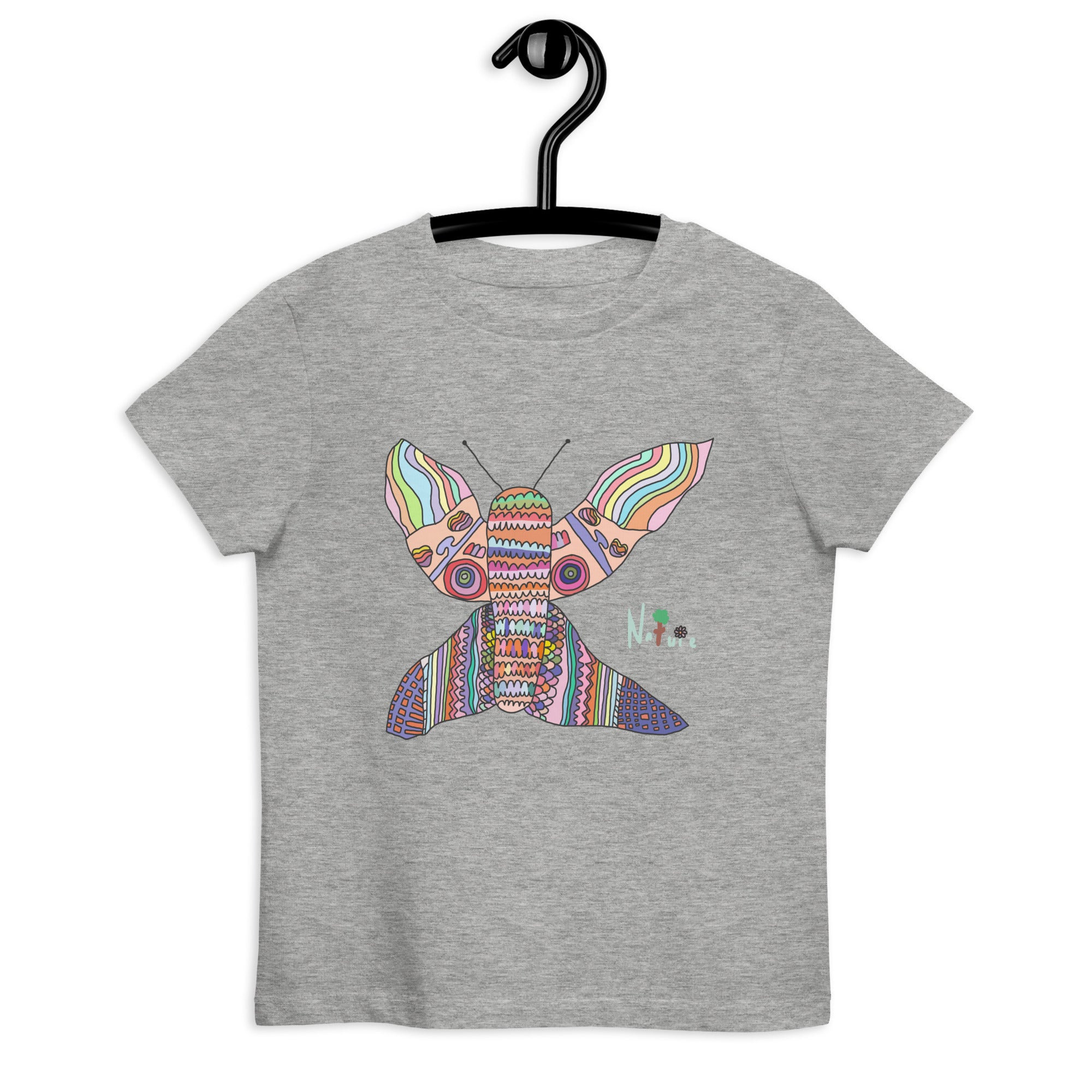 Organic cotton kids t-shirt - Extraordinary Butterfly