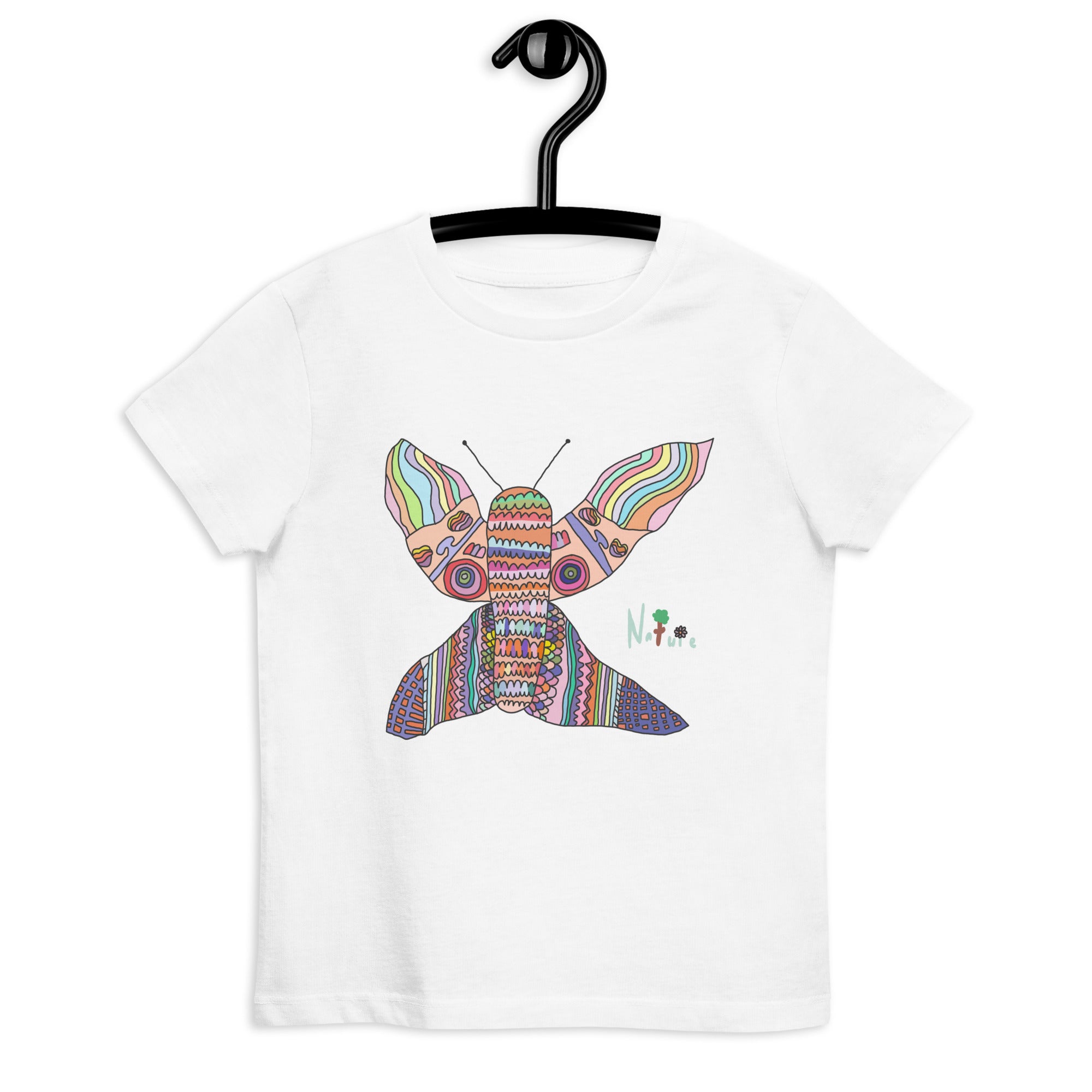 Organic cotton kids t-shirt - Extraordinary Butterfly