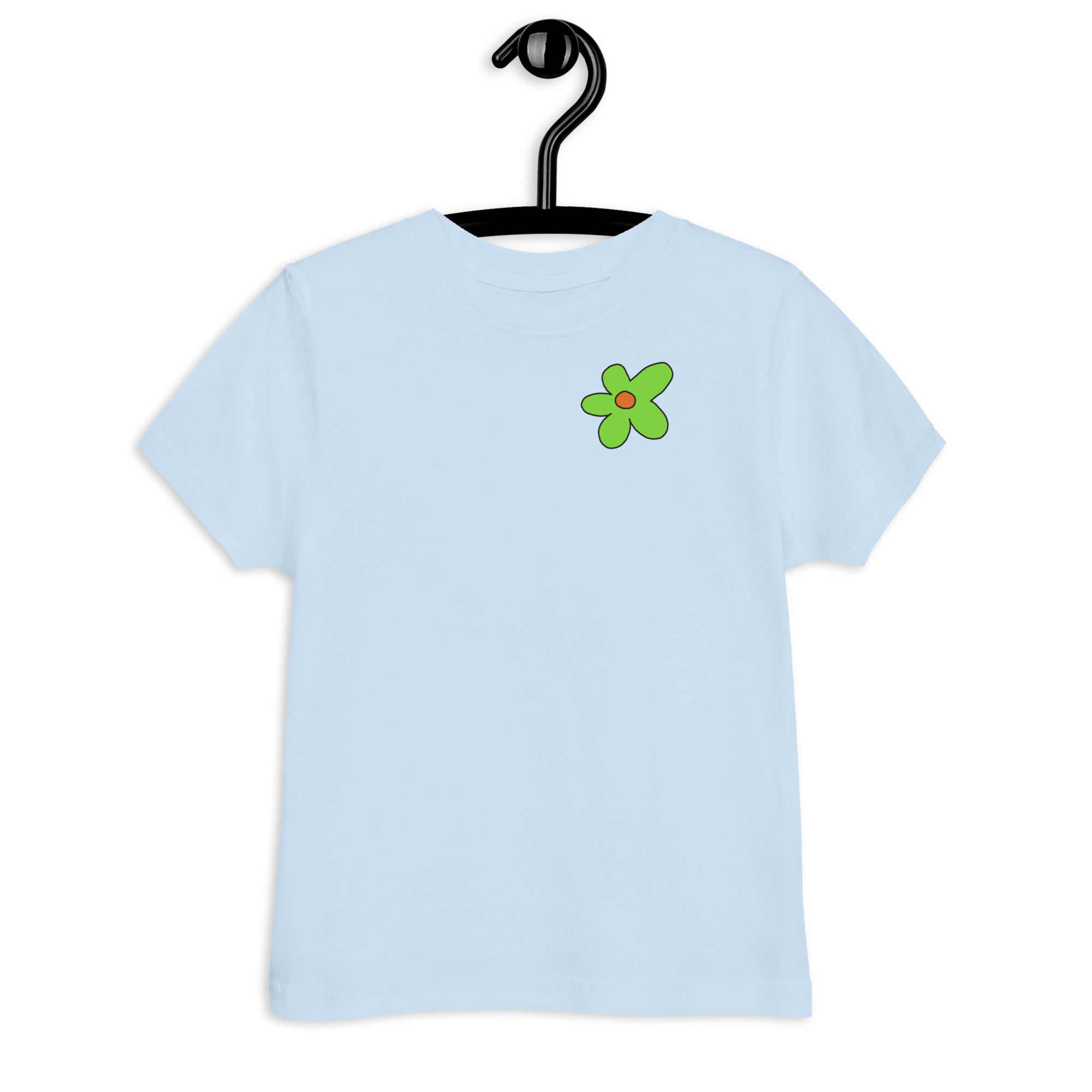 Toddler jersey t-shirt - Green Flower