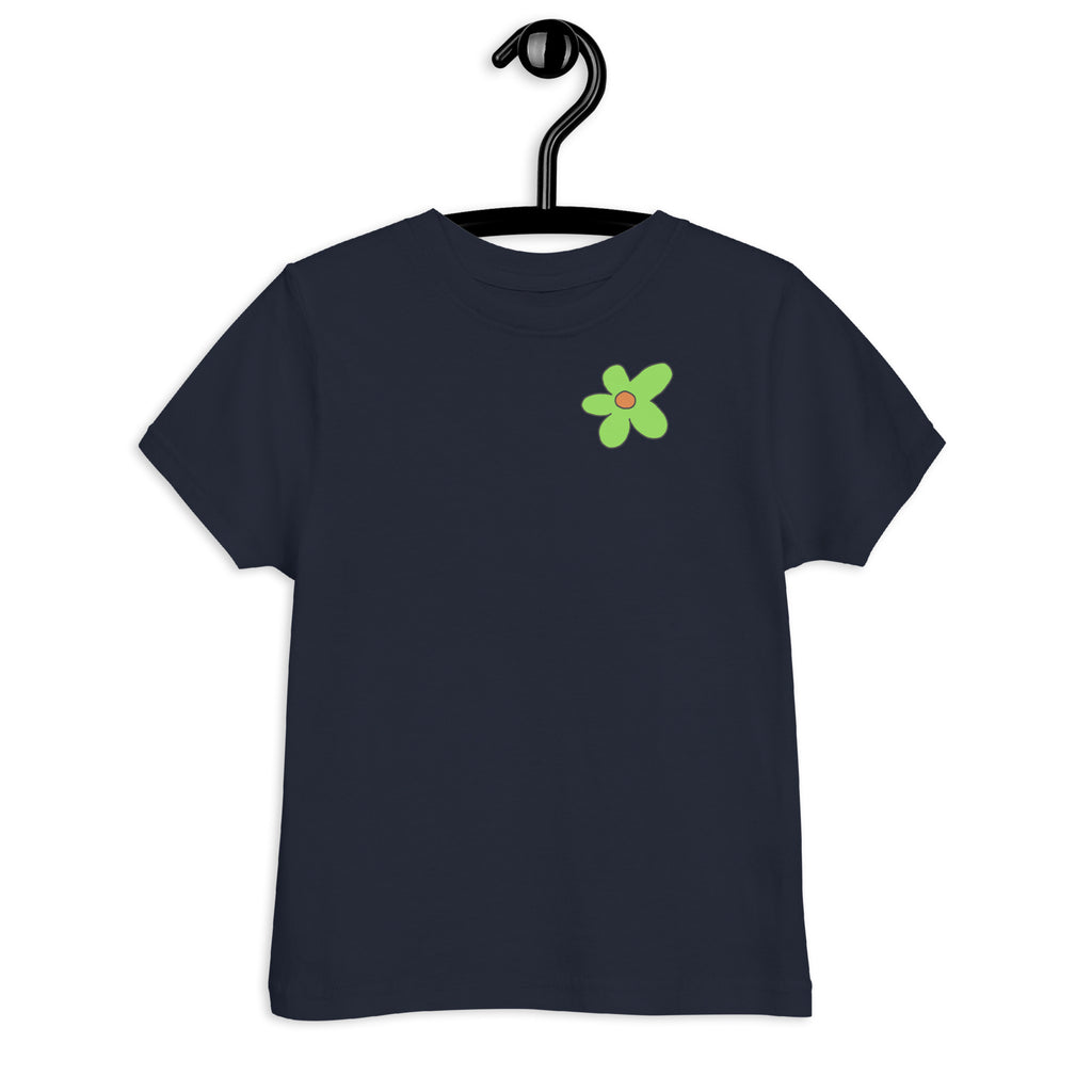 Toddler jersey t-shirt - Green Flower