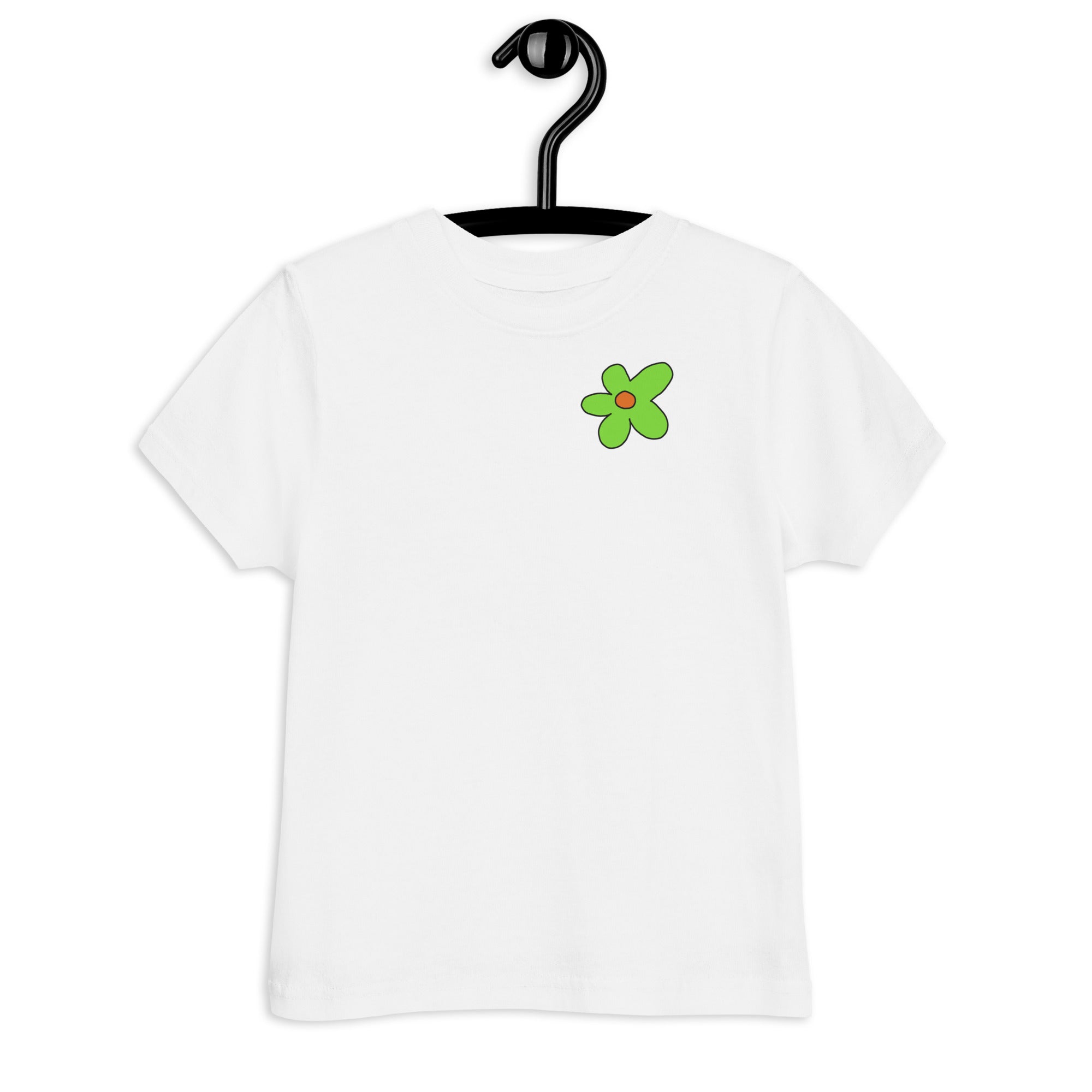 Toddler jersey t-shirt - Green Flower