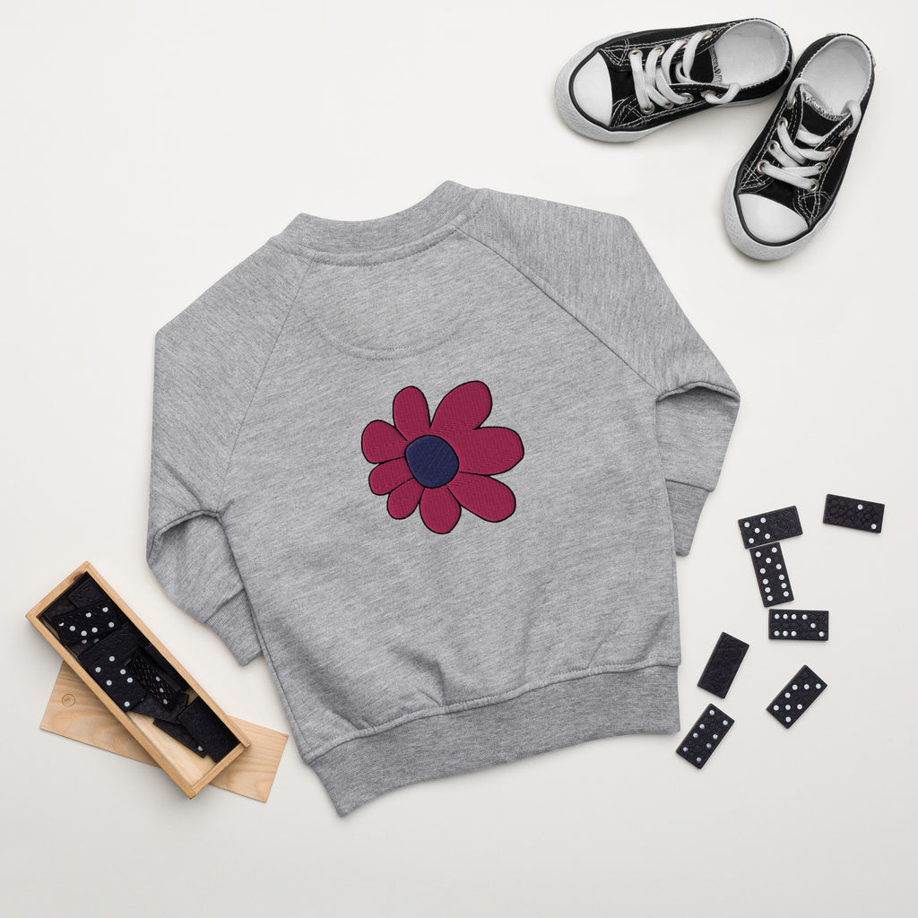 Toddler Organic Bomber Jacket - Pretty Petals