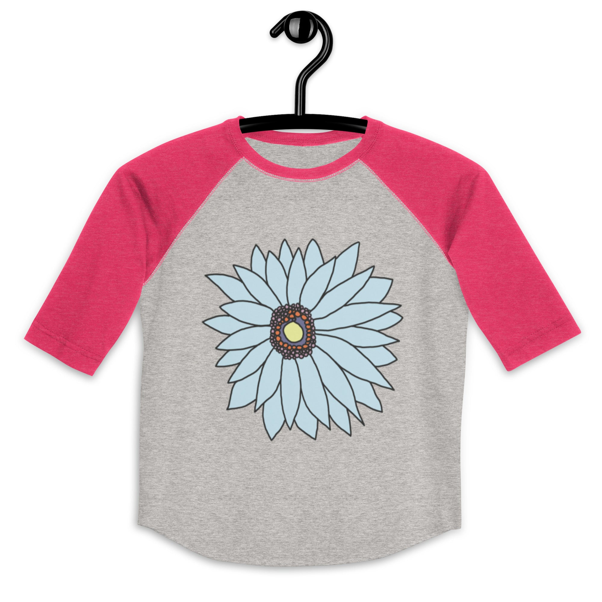 Youth baseball shirt - Soft Petals