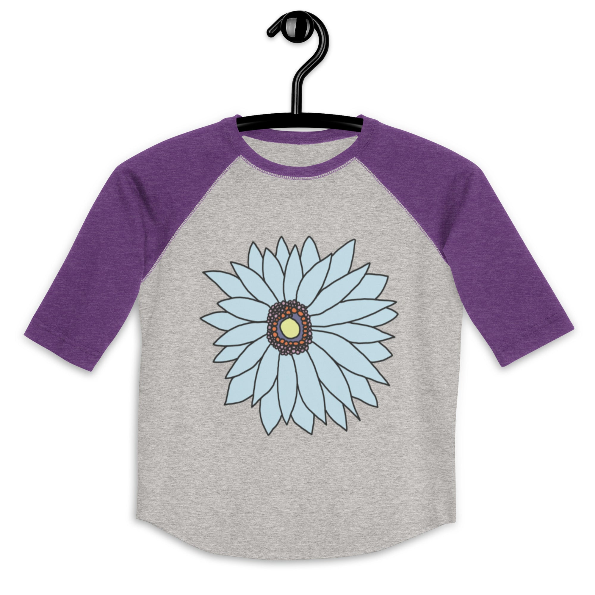 Youth baseball shirt - Soft Petals