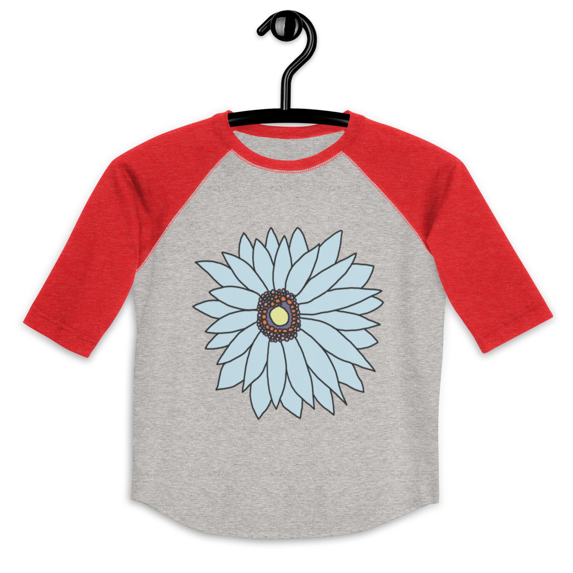 Youth baseball shirt - Soft Petals