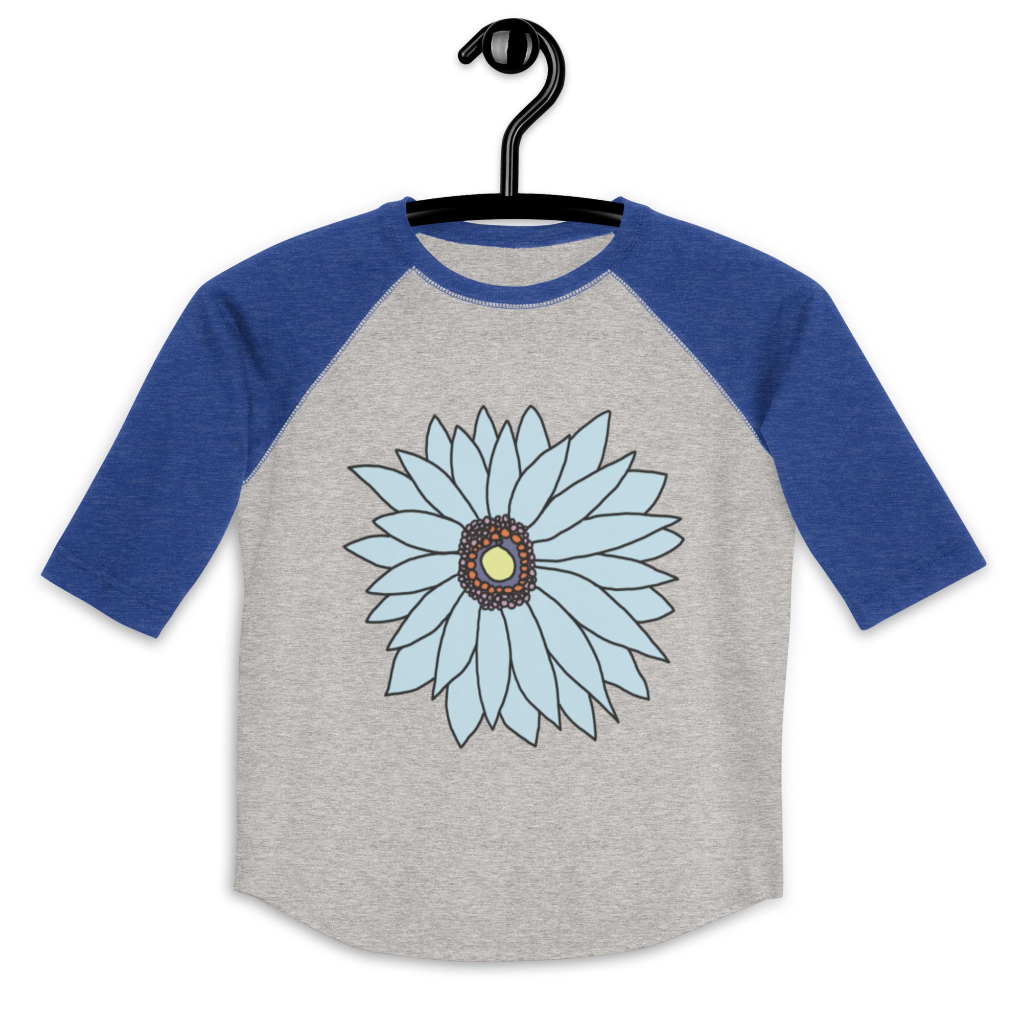 Youth baseball shirt - Soft Petals