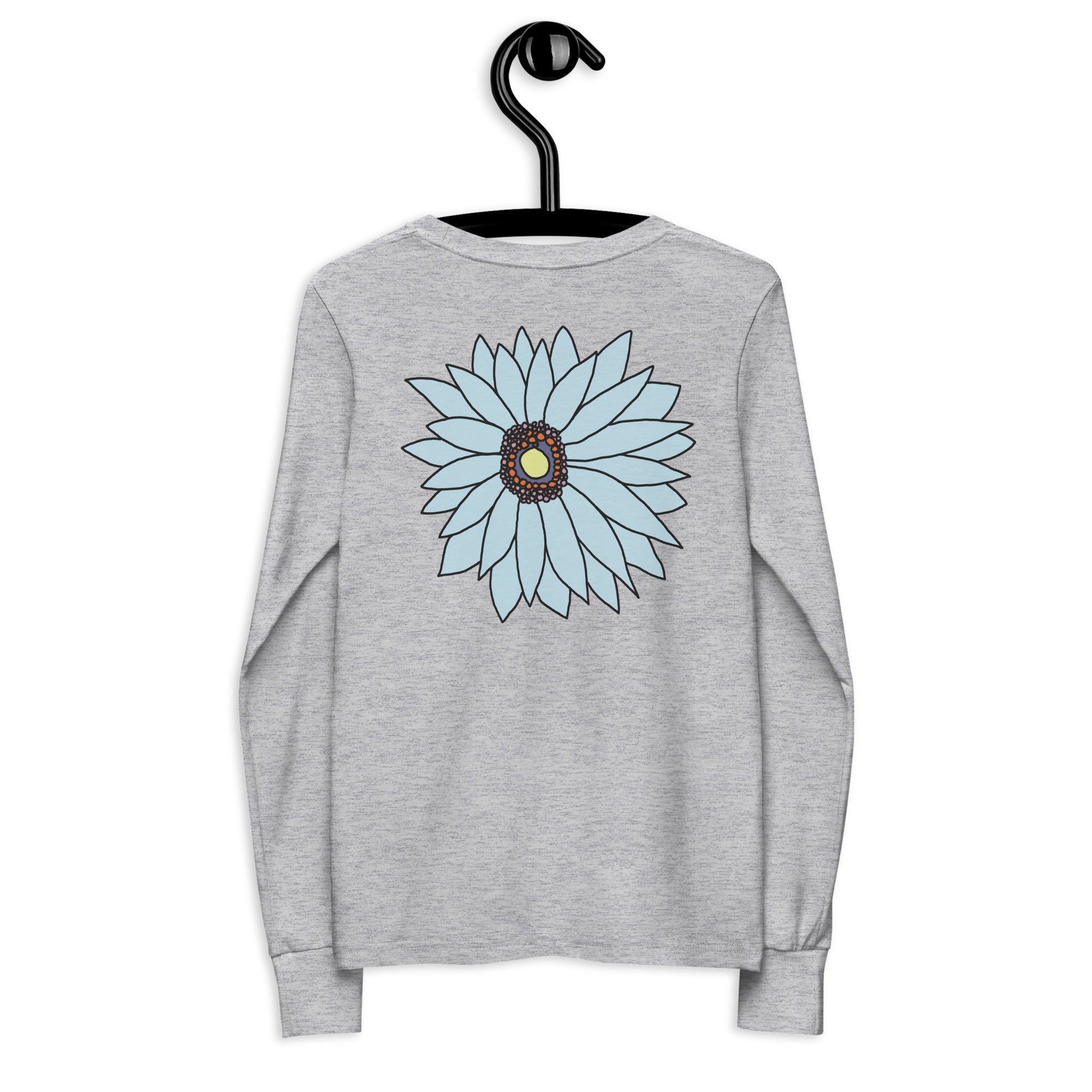 Youth long sleeve tee - Soft Petals