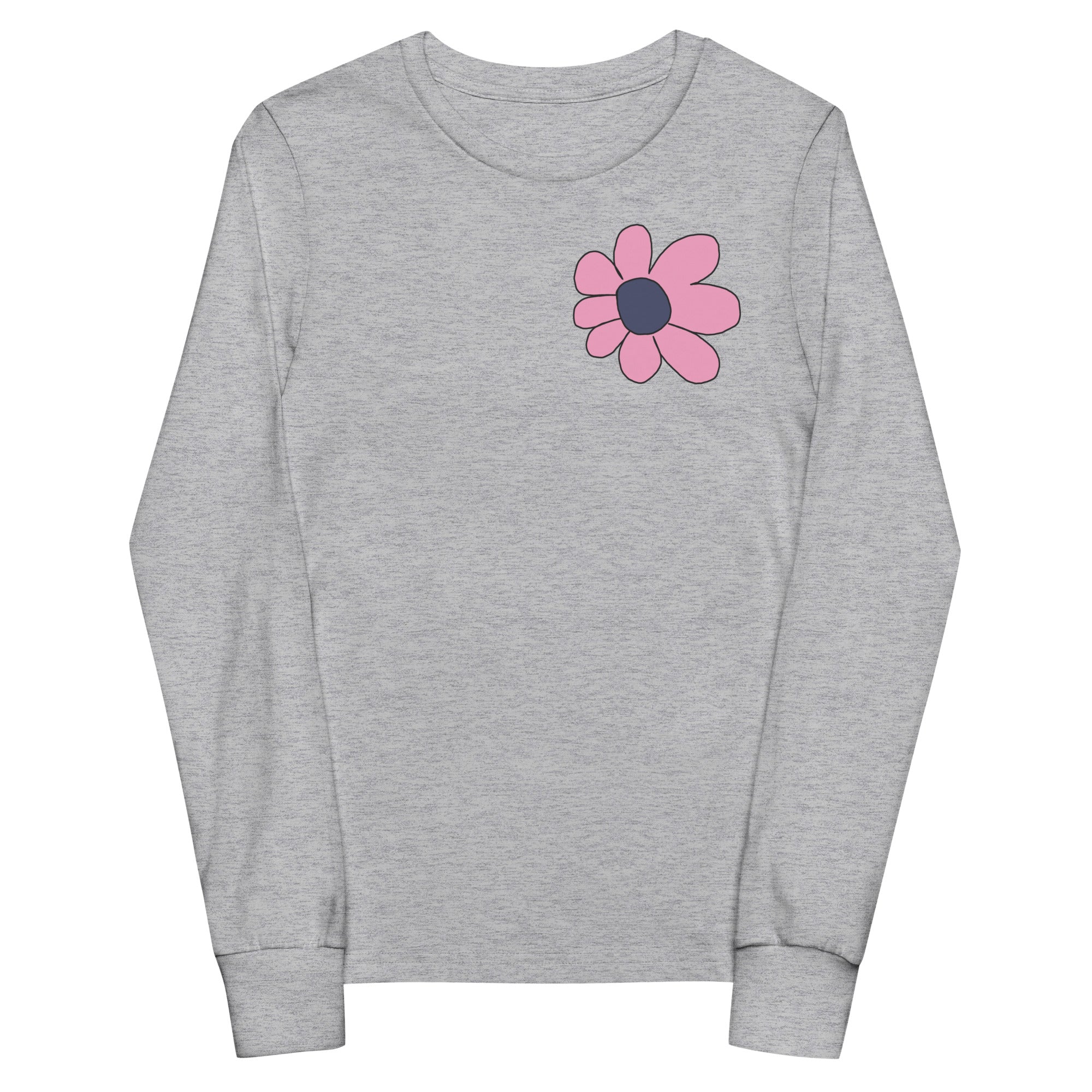 Youth long sleeve tee - Pretty Petals