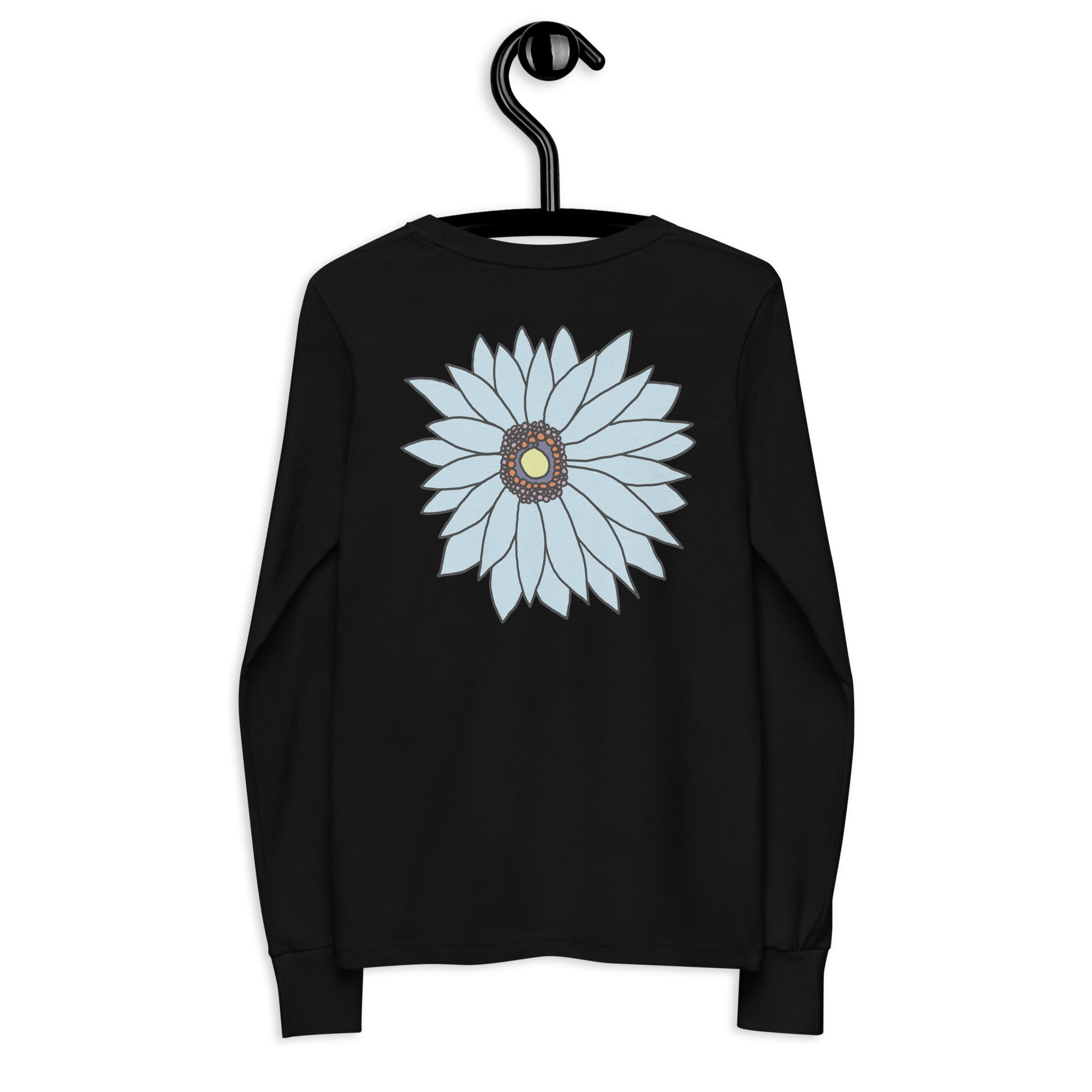 Youth long sleeve tee - Soft Petals