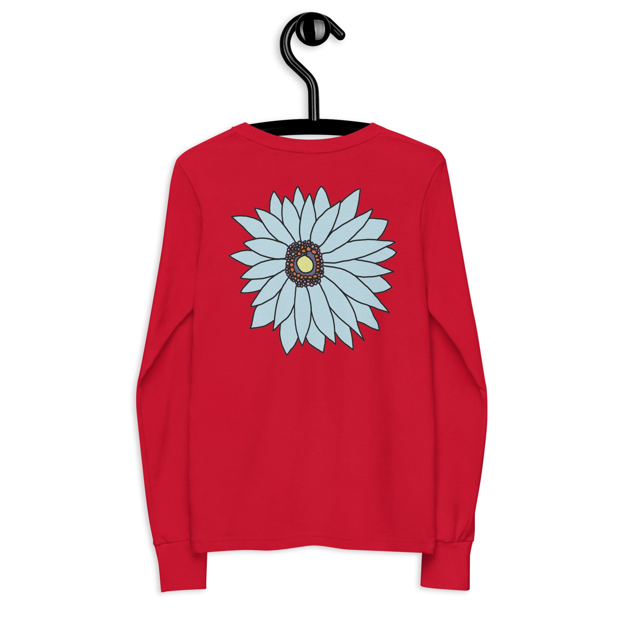 Youth long sleeve tee - Soft Petals