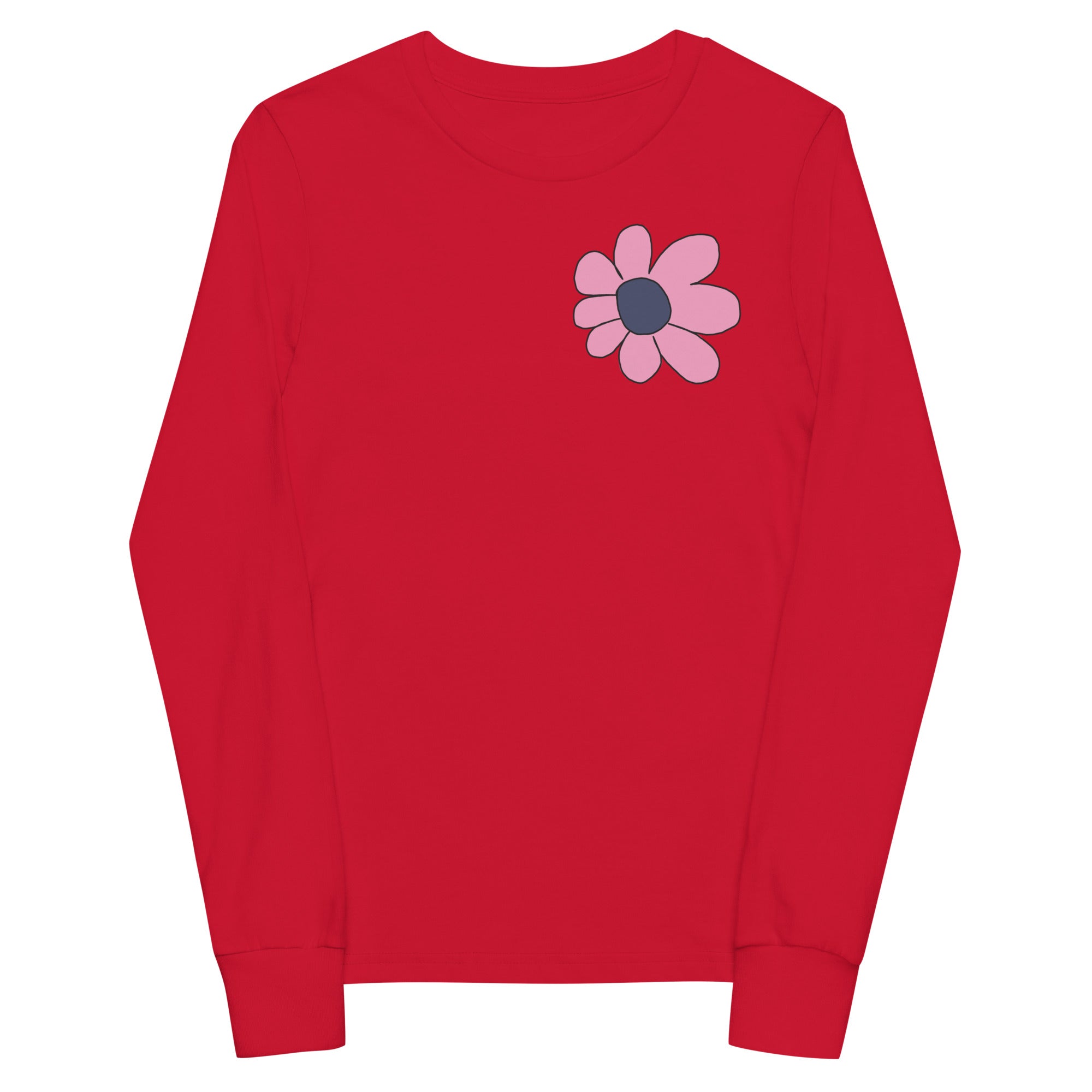 Youth long sleeve tee - Pretty Petals