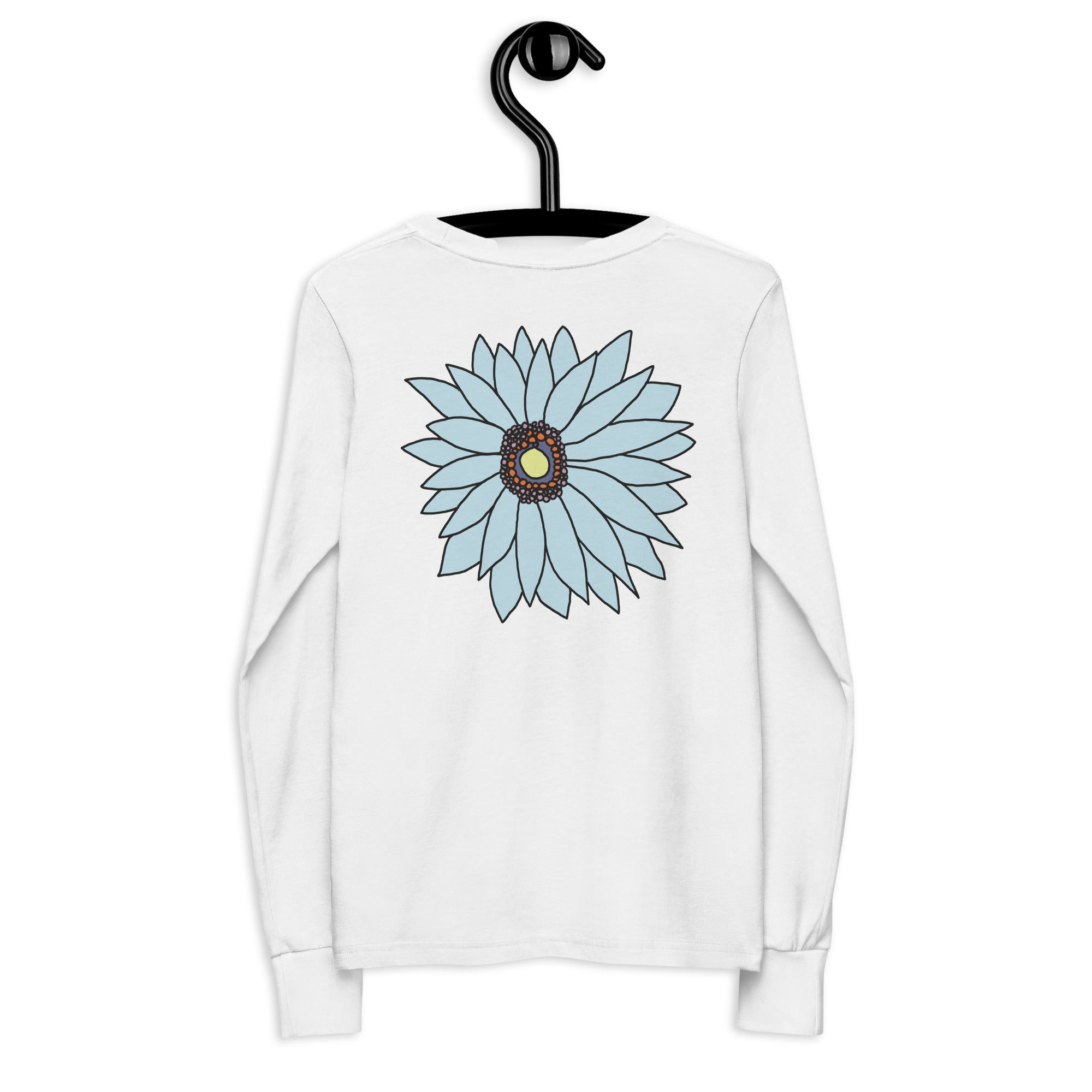 Youth long sleeve tee - Soft Petals