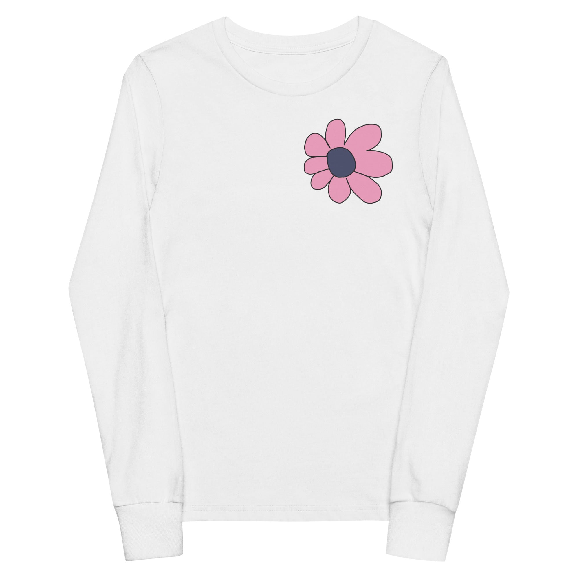 Youth long sleeve tee - Pretty Petals